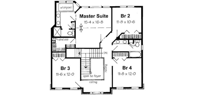 SECOND LEVEL FLOOR PLAN