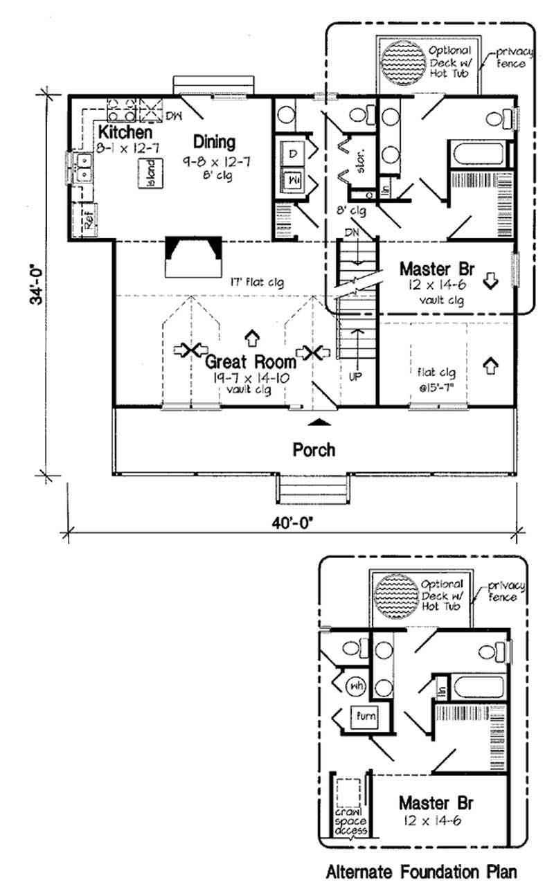 MAIN LEVEL FLOOR PLAN