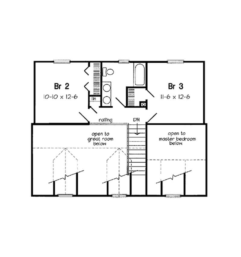 SECOND LEVEL FLOOR PLAN