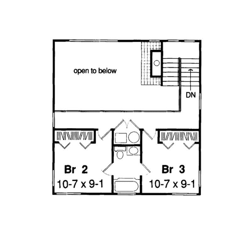 SECOND LEVEL FLOOR PLAN