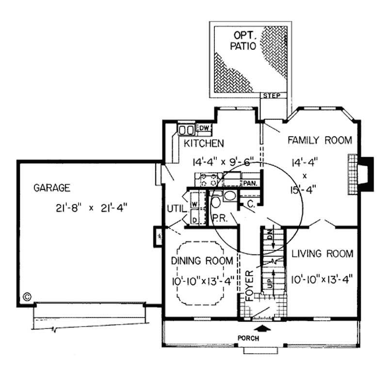 MAIN LEVEL FLOOR PLAN
