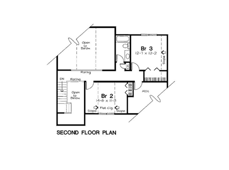 SECOND LEVEL FLOOR PLAN