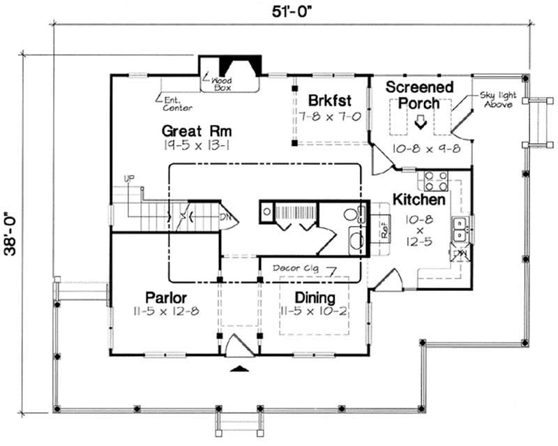 MAIN LEVEL FLOOR PLAN