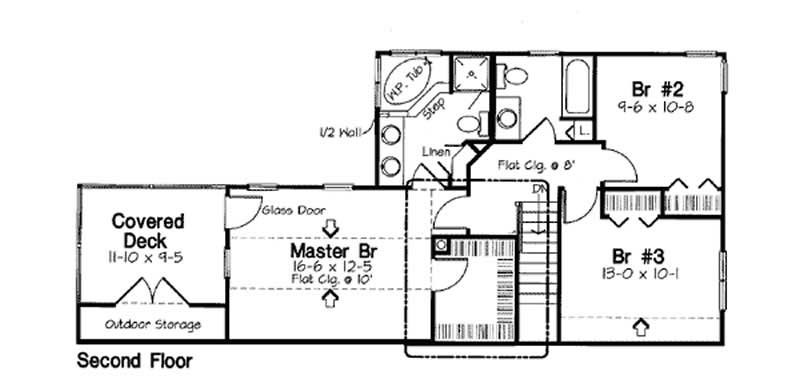 SECOND LEVEL FLOOR PLAN