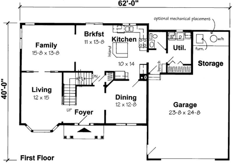 MAIN LEVEL FLOOR PLAN