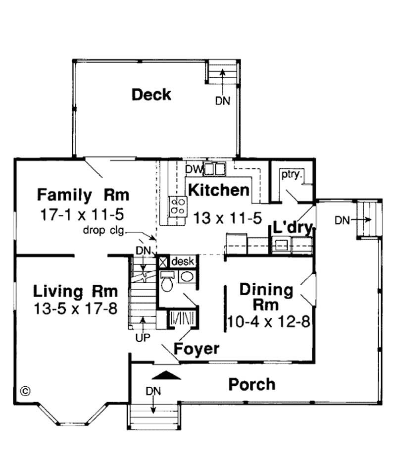 MAIN LEVEL FLOOR PLAN