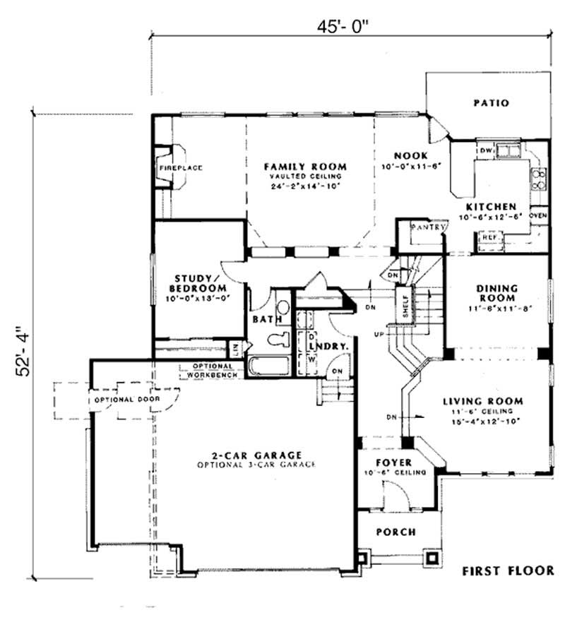 MAIN LEVEL FLOOR PLAN