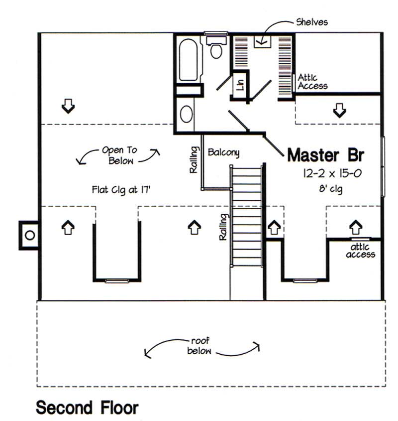 SECOND LEVEL FLOOR PLAN