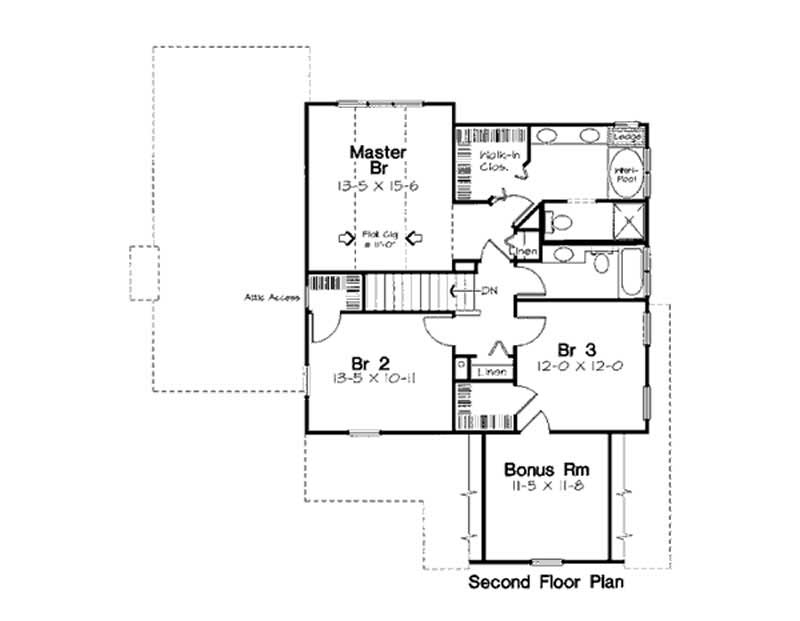 SECOND LEVEL FLOOR PLAN