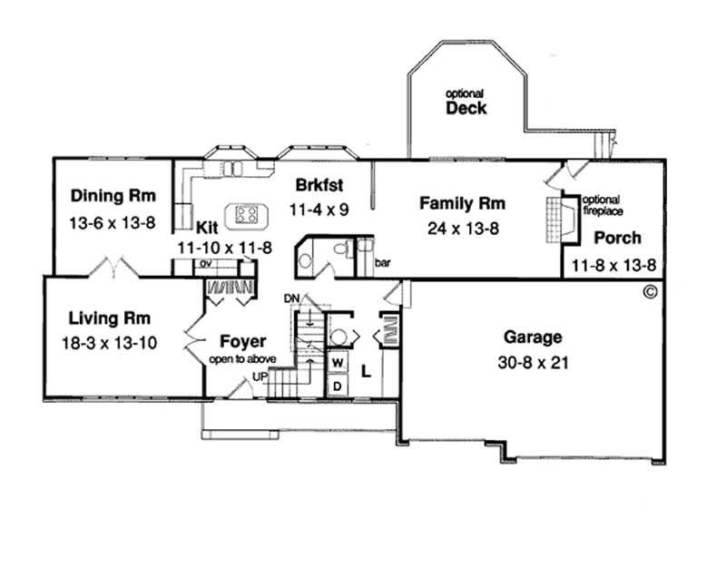 MAIN LEVEL FLOOR PLAN
