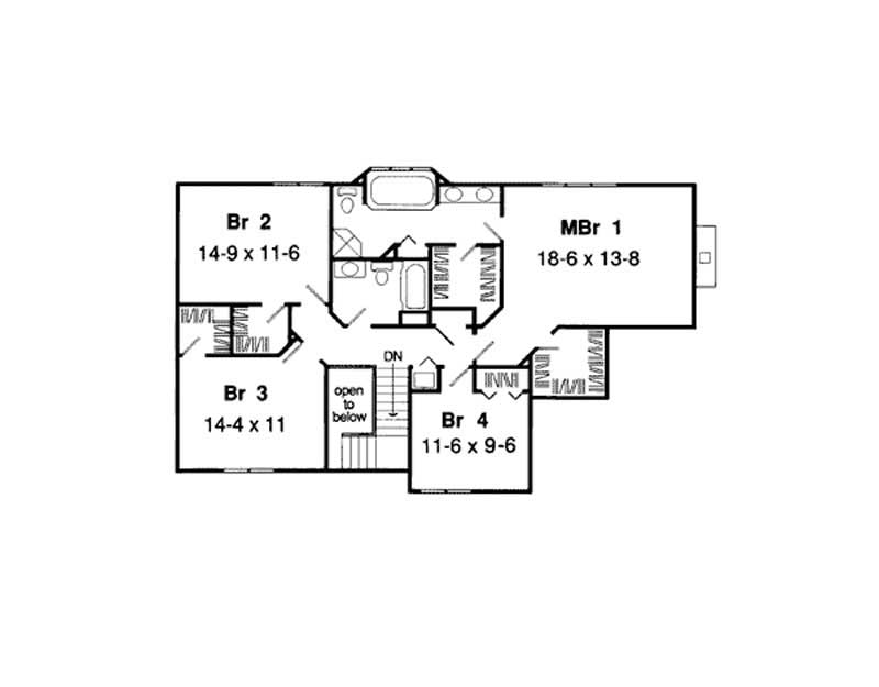 SECOND LEVEL FLOOR PLAN