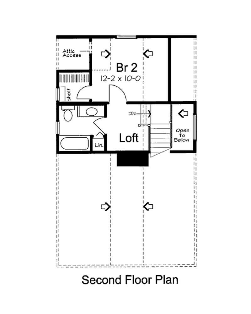 SECOND LEVEL FLOOR PLAN