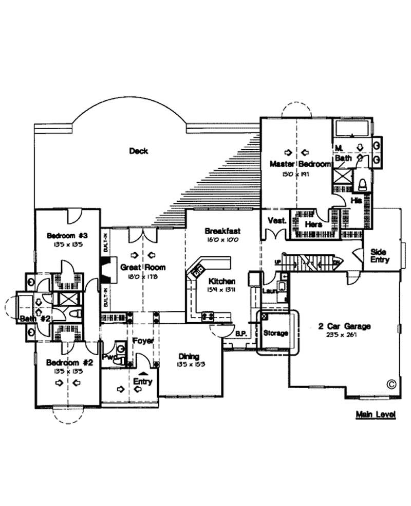 MAIN LEVEL FLOOR PLAN