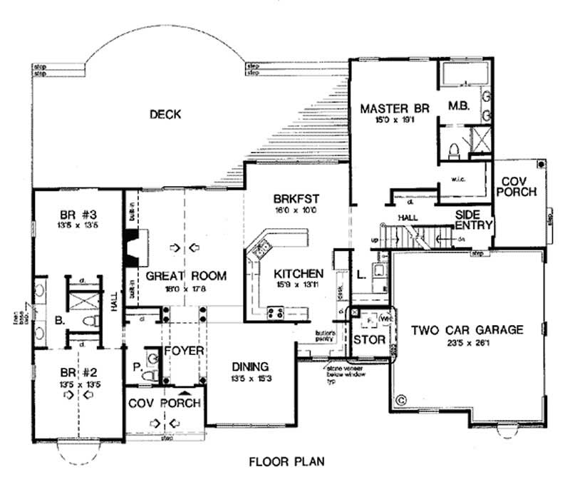 MAIN LEVEL FLOOR PLAN