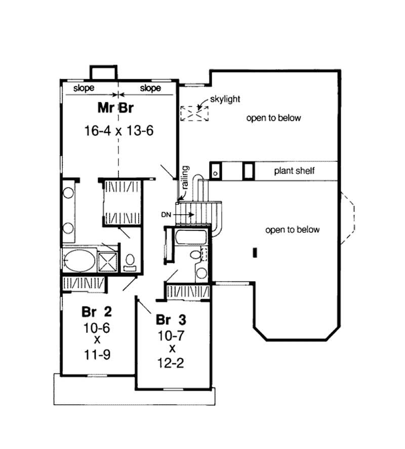 SECOND LEVEL FLOOR PLAN