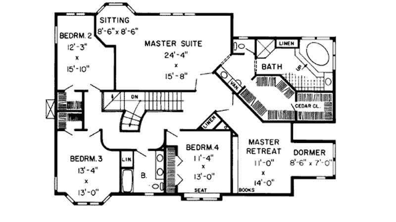 SECOND LEVEL FLOOR PLAN
