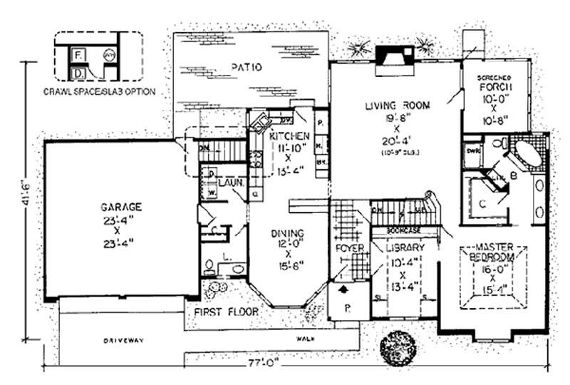 MAIN LEVEL FLOOR PLAN