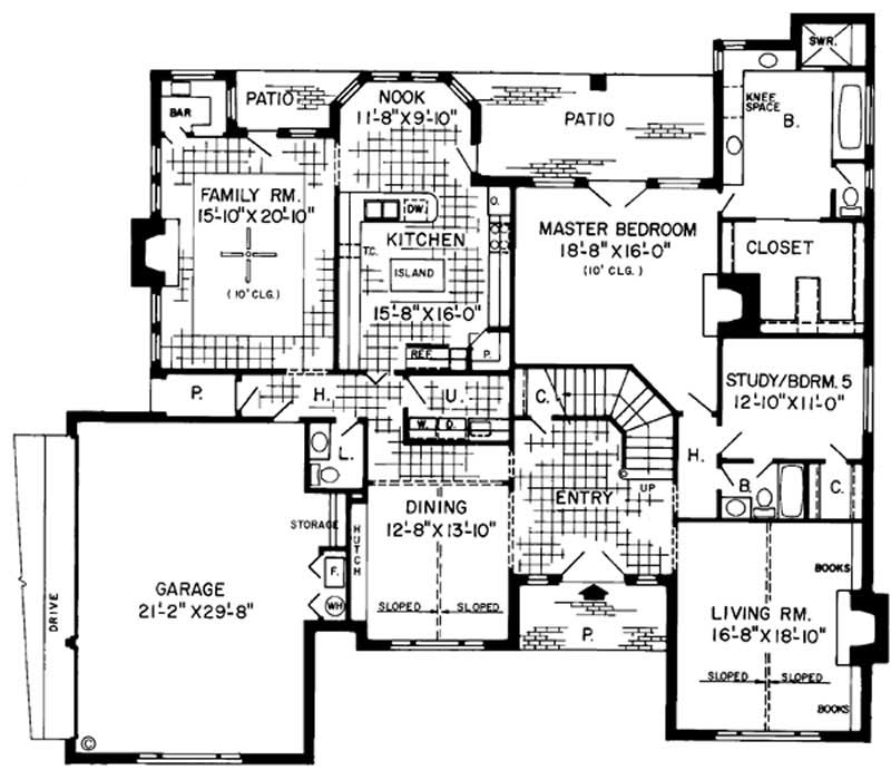MAIN LEVEL FLOOR PLAN