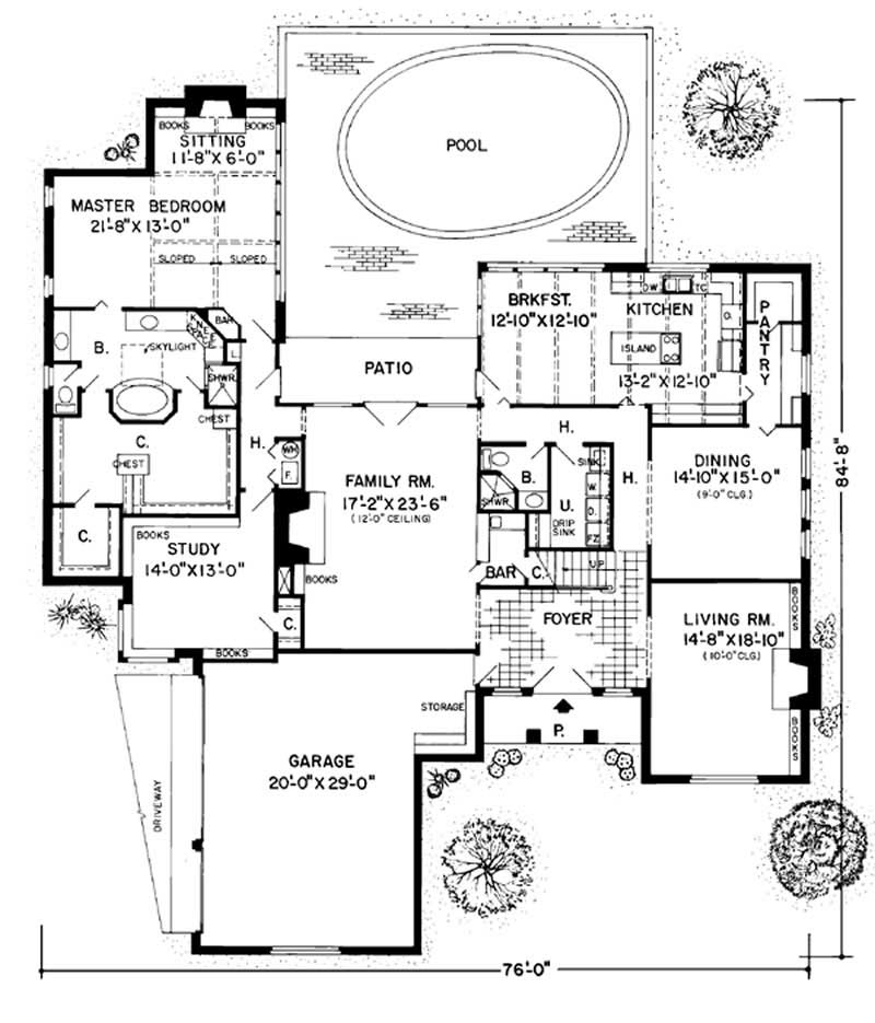 MAIN LEVEL FLOOR PLAN