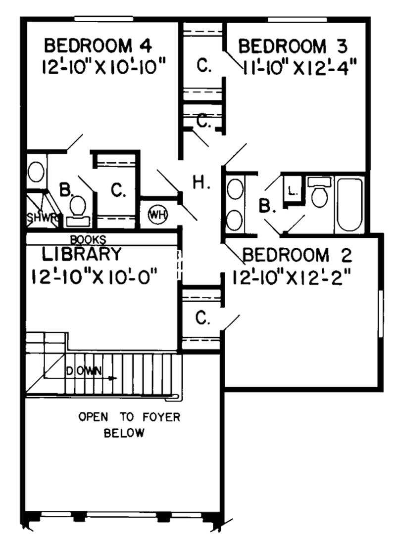 SECOND LEVEL FLOOR PLAN