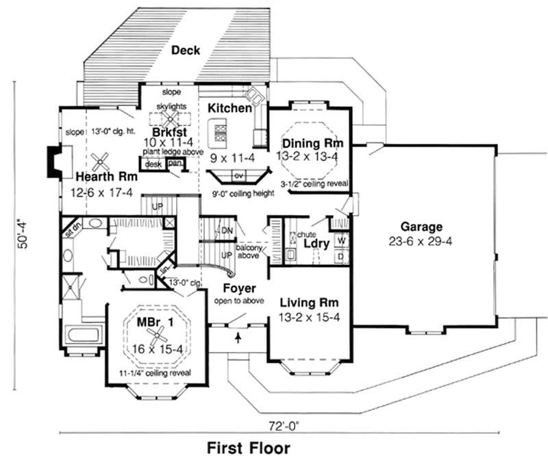 MAIN LEVEL FLOOR PLAN