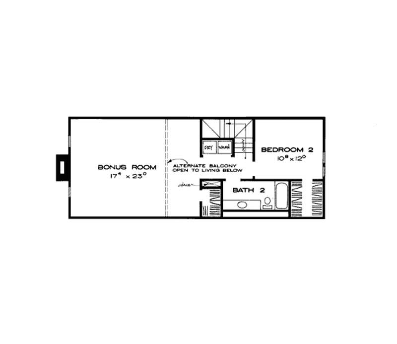 SECOND LEVEL FLOOR PLAN