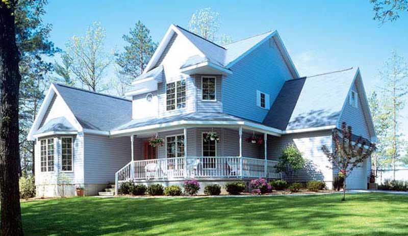 4-Bedroom, 2563 Sq Ft Farmhouse Home Plan - 131-1207 - Main Exterior