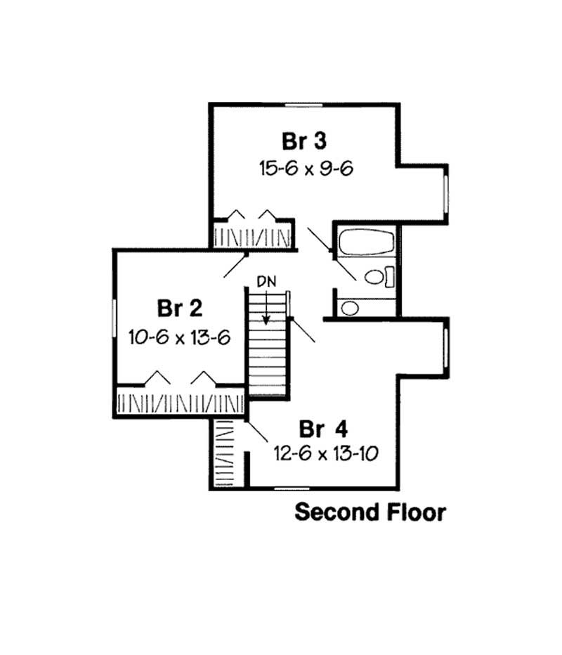 SECOND LEVEL FLOOR PLAN
