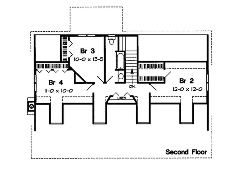 SECOND LEVEL FLOOR PLAN