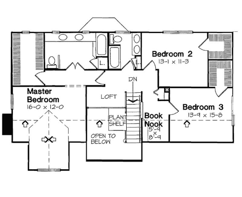 SECOND LEVEL FLOOR PLAN