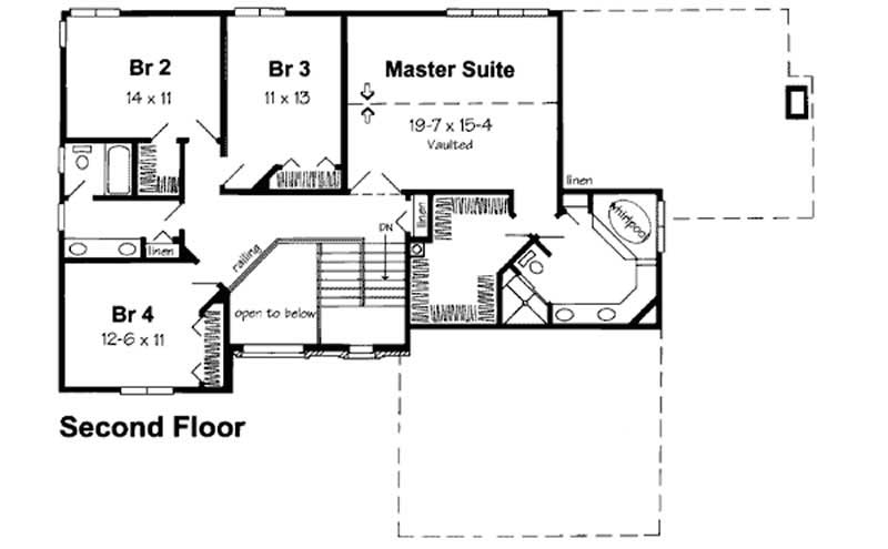 SECOND LEVEL FLOOR PLAN