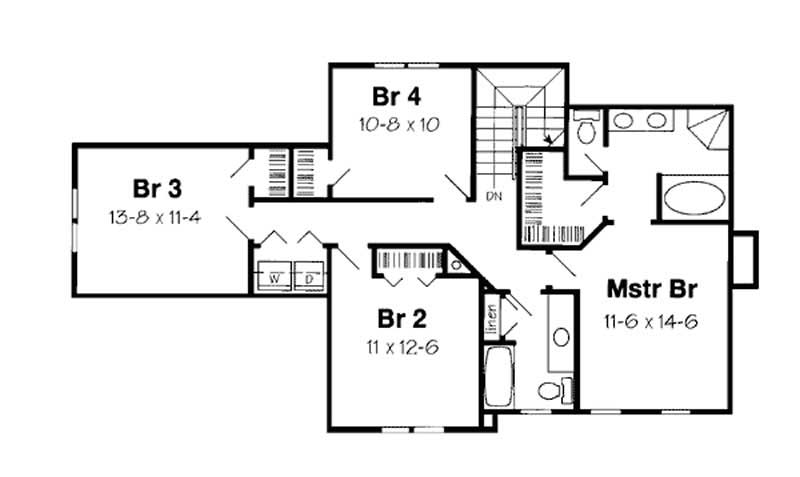 SECOND LEVEL FLOOR PLAN