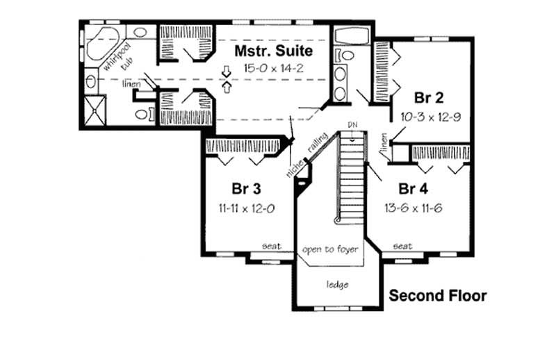 SECOND LEVEL FLOOR PLAN