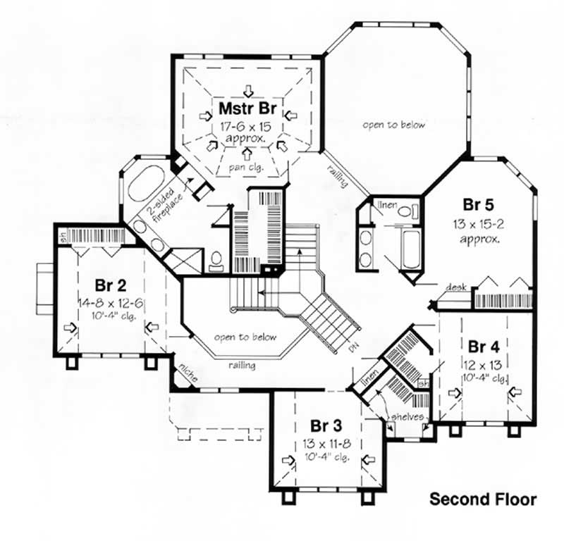 SECOND LEVEL FLOOR PLAN