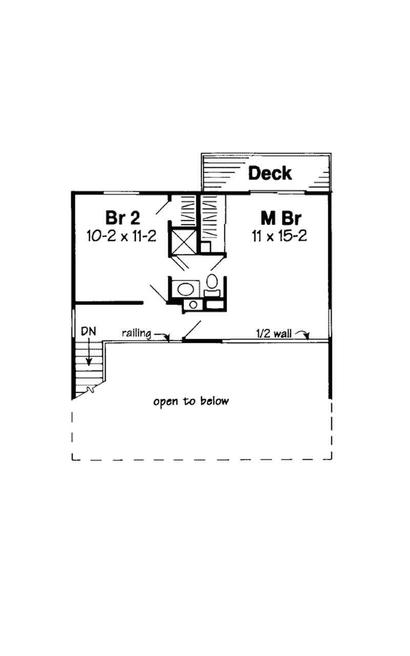 SECOND LEVEL FLOOR PLAN
