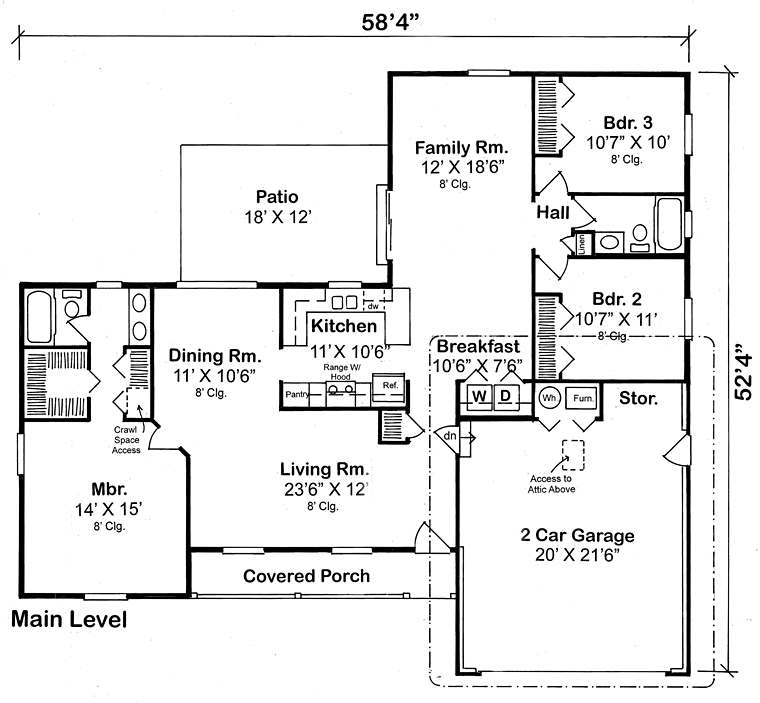 Floor Plan Main Level