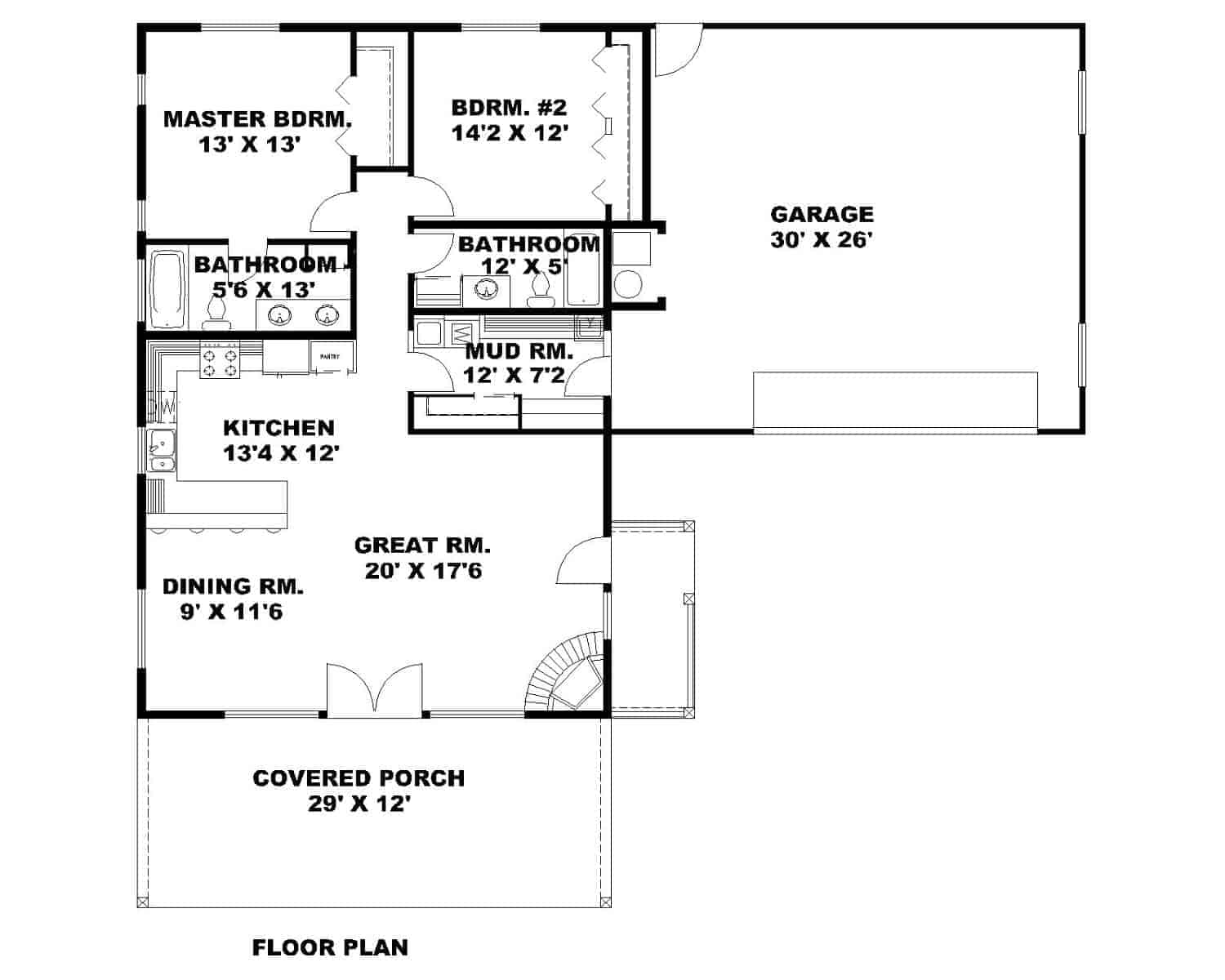 Floor Plan First Story