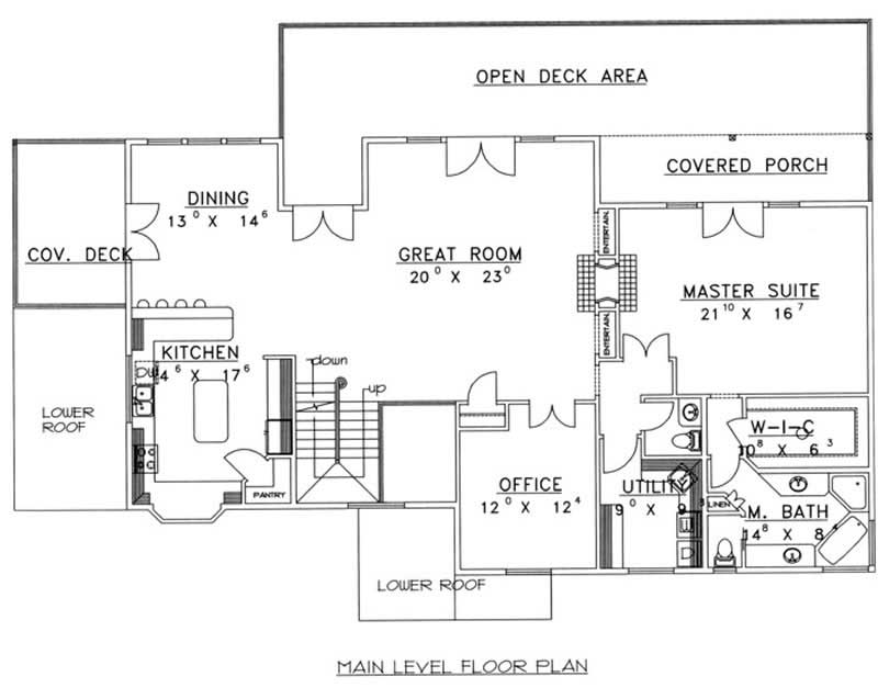 MAIN LEVEL FLOOR PLAN