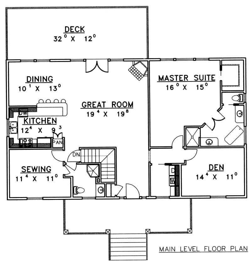 MAIN LEVEL FLOOR PLAN