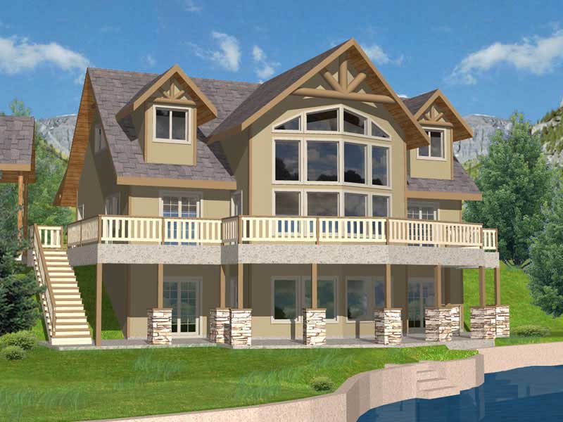 3-Bedroom, 2281 Sq Ft Craftsman Home Plan - 132-1193 - Main Exterior