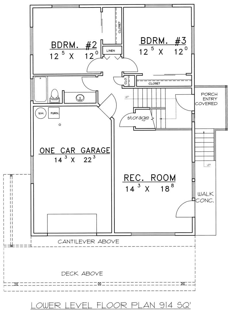 LOWER FLOOR PLAN