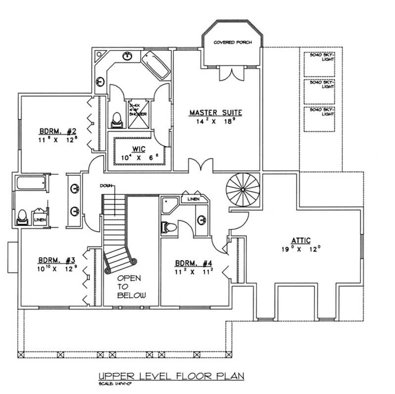 UPPER LEVEL FLOOR PLAN