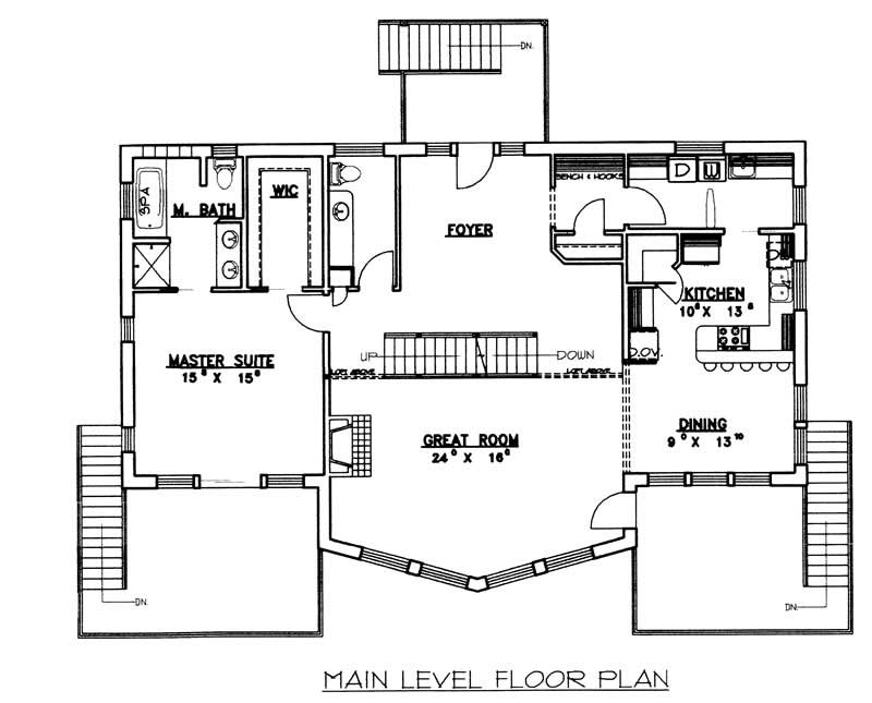 MAIN LEVEL FLOOR PLAN
