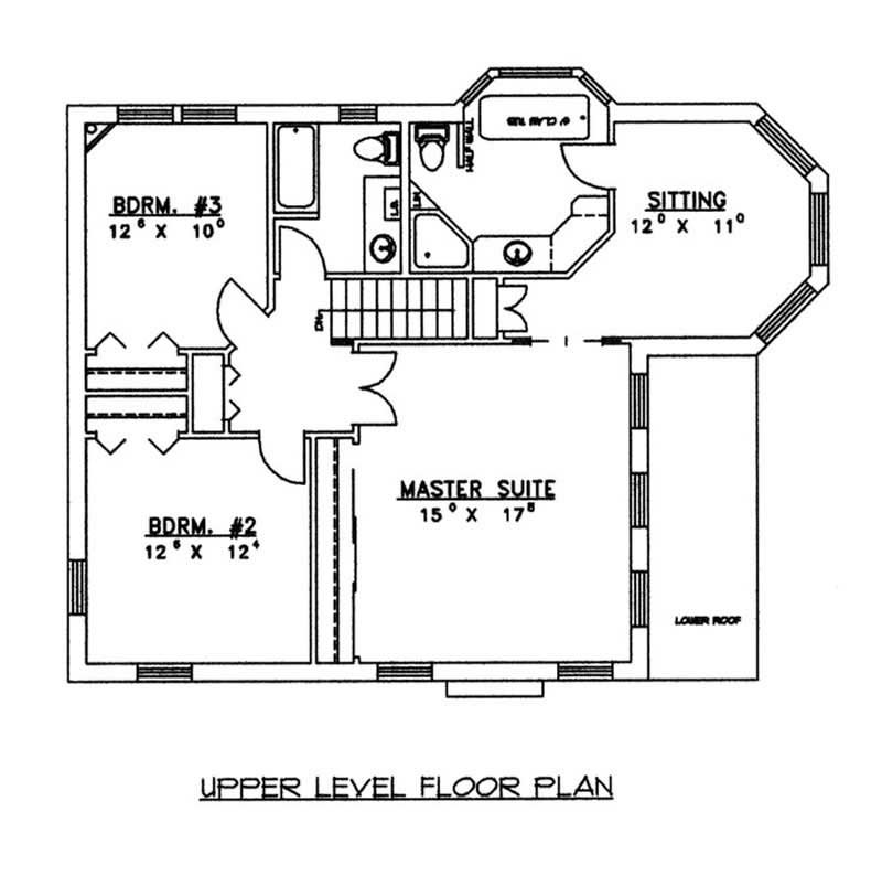 SECOND LEVEL FLOOR PLAN