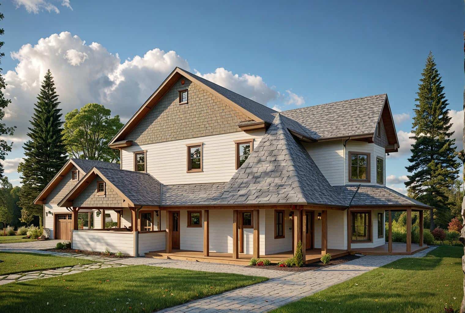 3-Bedroom, 2312 Sq Ft Concrete Block/ ICF Design Home Plan - 132-1241 - Main Exterior