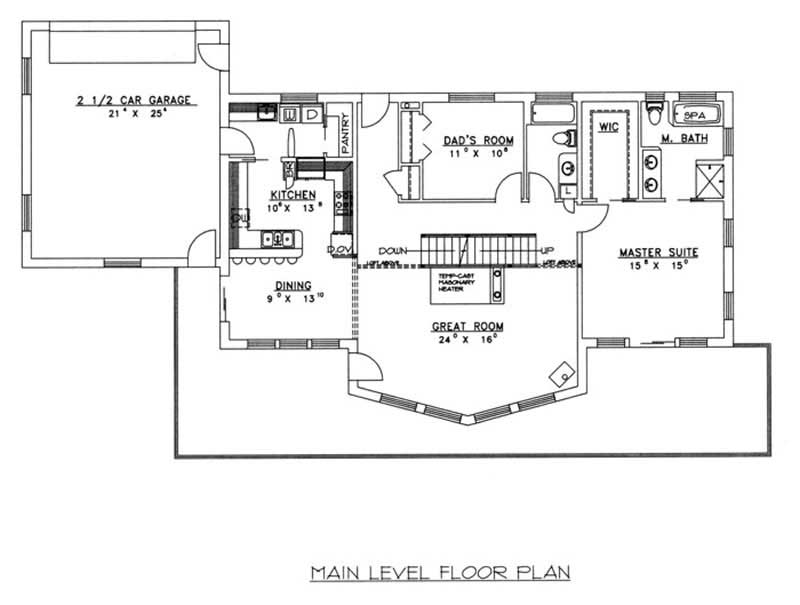 MAIN LEVEL FLOOR PLAN