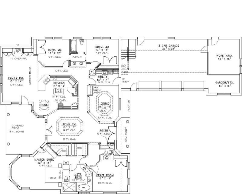 MAIN LEVEL FLOOR PLAN