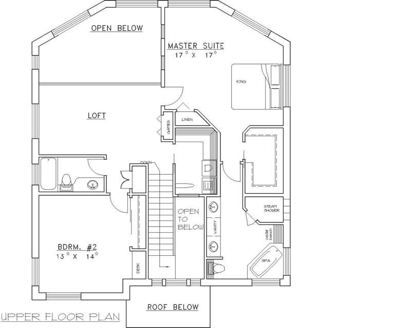 SECOND LEVEL FLOOR PLAN