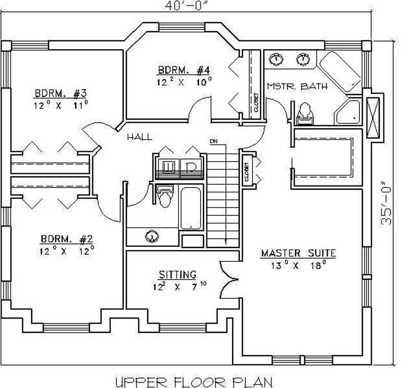 SECOND LEVEL FLOOR PLAN