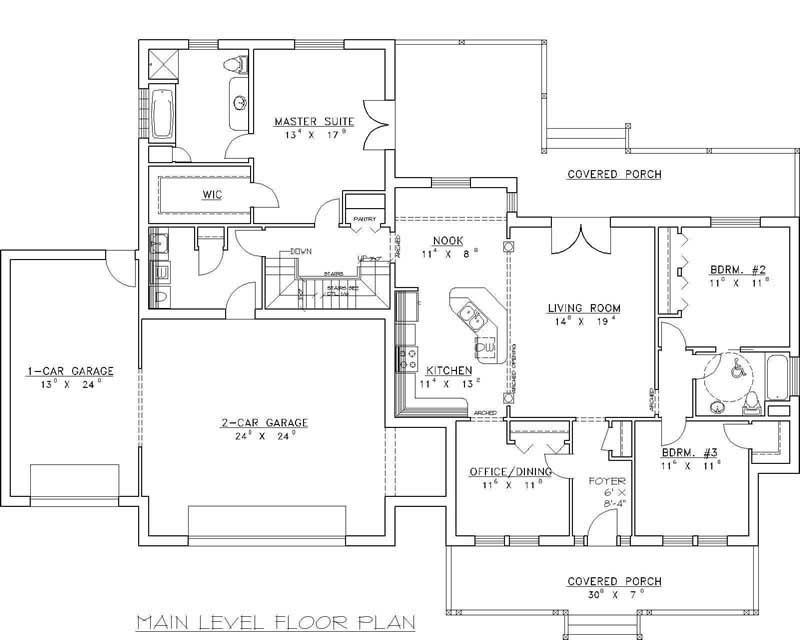 MAIN LEVEL FLOOR PLAN